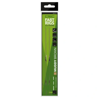 Afbeelding van Spro C Tec Fast Rigs &#039;Weedy Green&#039; (Maat 4) (2stuks) Karper onderlijnen