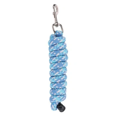 Image de Harry&#039;s Horse Corde pour Licol Mounty Musketon Zilver 2m Bleu/Turquoise/Gris