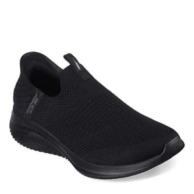 Afbeelding van Skechers Wide Fit Ultra FLEX 3.0 Instappers, Dames, Maat: 39.5, Black Textiel