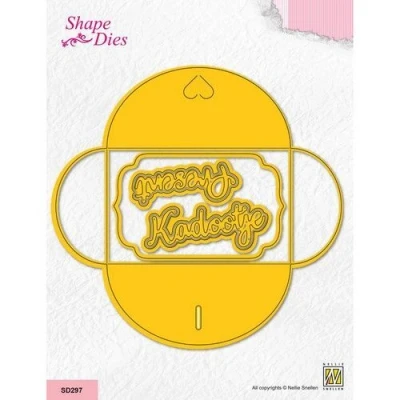 Afbeelding van Nellie&#039;s Choice Shape Die Giftcard Envelope SD297
