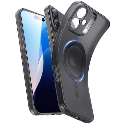 Afbeelding van ESR Zero Clear HaloLock Geschikt voor Apple iPhone 16 Plus Hoesje Compatibel met MagSafe Back Cover Magneet Frosted Zwart