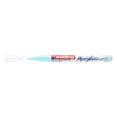 Image de Edding 5300 marqueur acrylique (1 2 mm ogive) bleu pastel