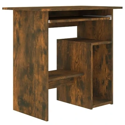 Afbeelding van vidaXL Bureau, gerookt eiken, 80 x 45 74 cm, bewerkt hout