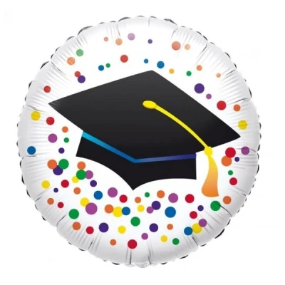 Image de Ballon d&#039;hélium Confetti réussi 45 cm
