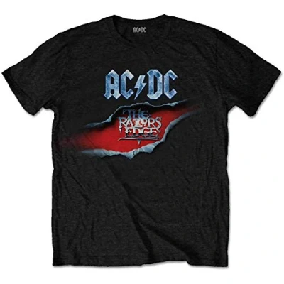 Afbeelding van AC/DC The Razors Edge Heren T shirt 2XL Zwart