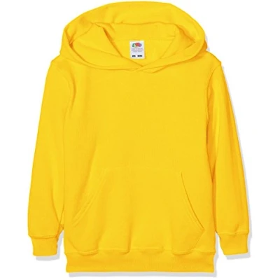 Afbeelding van Fruit of the Loom Hoodie voor kinderen, Geel (zonnebloem geel)