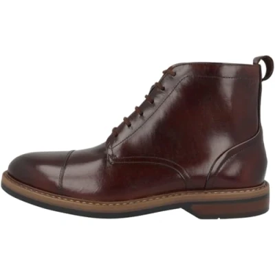Afbeelding van Clarks Originals Aldwin CAP Veterboots, Heren, Maat: 44, Braun Leer