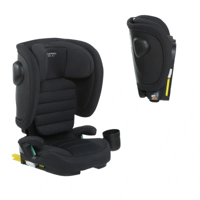Afbeelding van Titaniumbaby Autostoel Solid Liam Black 100 150 cm.