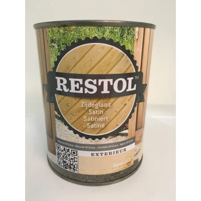 Afbeelding van Restol Houtolie Zijdeglans Naturel UV Extra 1 liter