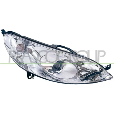 Afbeelding van PRASCO PG0614903 Koplampen rechts H7/H1, H7, H1 Transparent voor rechtsrijdend verkeer Met elektromotor regelmotor LWR PEUGEOT: 407 Saloon