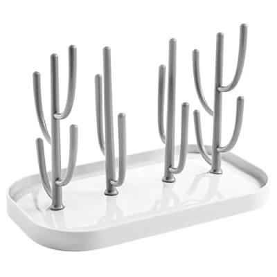 Afbeelding van Dalephoric Flessenhouder voor boom, BPA vrij, afneembare flessendroogrek, babyflesdroger, flessendroger, babydroger, kopjes, spenen