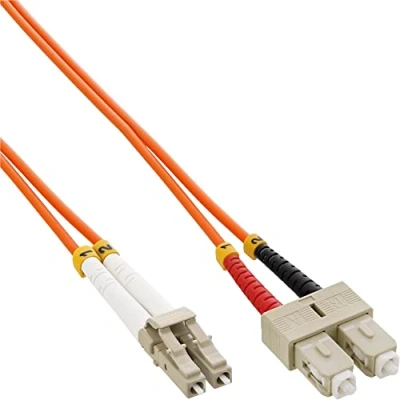 Afbeelding van InLine Glasvezel duplex kabel (0.50 m), Netwerkkabel