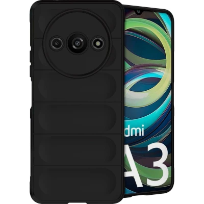 Afbeelding van iMoshion Hoesje Geschikt voor Xiaomi Redmi A3 Siliconen EasyGrip Backcover Zwart