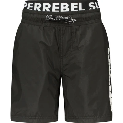 Afbeelding van SuperRebel Rocky zwemshort Black Maat 128
