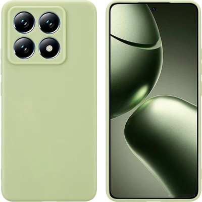 Afbeelding van imoshion Hoesje Geschikt voor Xiaomi 14T Siliconen Color Backcover groen