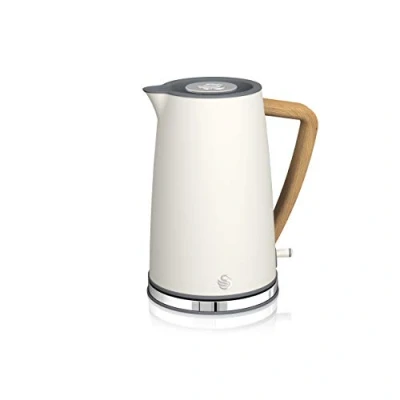 Image de Bouilloire électrique 17L Ultra Rapide Sans Fil Design Moderne Nordic SWAN SK14610 2000 Blanc