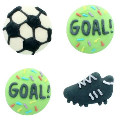 Afbeelding van Culpitt Suikerdecoratie Voetbal 25mm 12st.