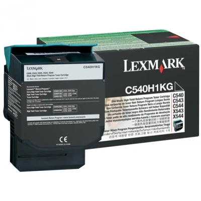 Image de C544n Lexmark C540H1KG toner haute capacité (d&#039;origine) noir