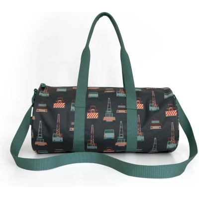 Afbeelding van Studio Ditte Weekendtas Kraanwagen 43x21x21cm Zwart