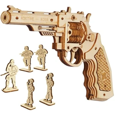 Afbeelding van ROBOTIME MODERN Corsac M60 LQ401 Revolver 3D puzzel