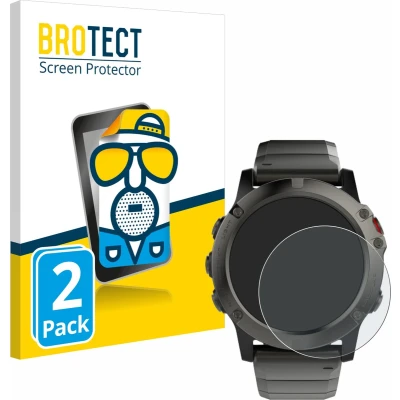 Afbeelding van BROTECT Screenprotector voor Garmin Fenix 5X (51 mm) Folie Beschermfolie matte (2 Stuks)