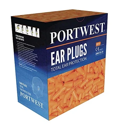 Afbeelding van Portwest Ear plug Dispenser navulverpakking voor oor EP21, oranje, Eén maat EU UK