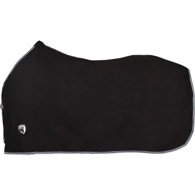 Afbeelding van Horka Fleece Deken Logo Zwart 145/195