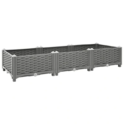 Afbeelding van Plantenbak verhoogd 120x40x23 cm polypropeen