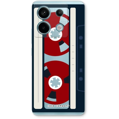 Afbeelding van Case Company® hoesje geschikt voor Xiaomi Poco X6 Here&#039;s your tape Soft Cover Telefoonhoesje Bescherming aan alle Kanten en Schermrand