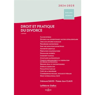 Image de Droit et pratique du divorce 2024/2025