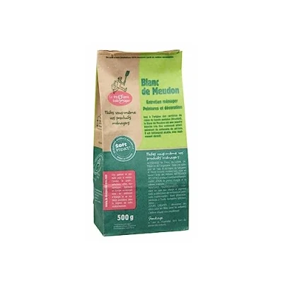 Afbeelding van La droguerie ecologique Witkalk Blanc de Meudon Zilverpoets 500g