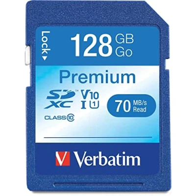 Image de Verbatim Premium carte mémoire flash 128 Go SDXC UHS I