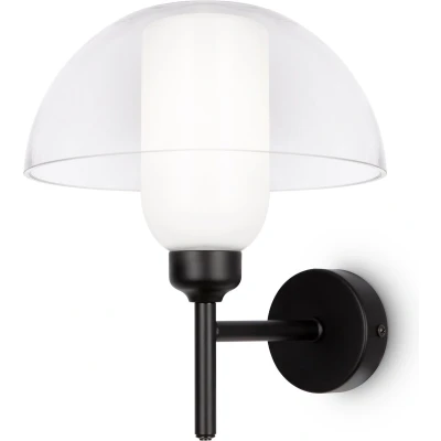Afbeelding van Maytoni Memory wandlamp, zwart, hoogte 24,4 cm, keramiek