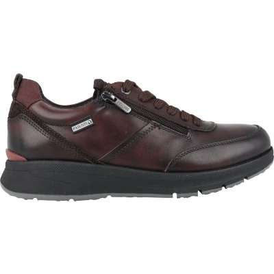 Afbeelding van Pikolinos Cordoba heren sneaker bruin maat 41 (EU) 7 (UK)