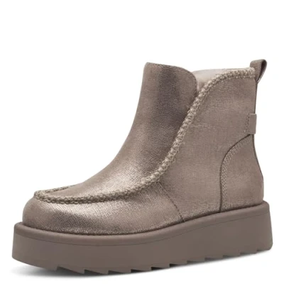 Afbeelding van Tamaris Snowboots, Dames, Maat: 41, Bronce Textiel