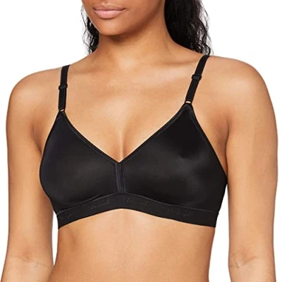Image de Triumph Soutien gorge sans armatures Micro Fun N pour femme, Noir, 90D