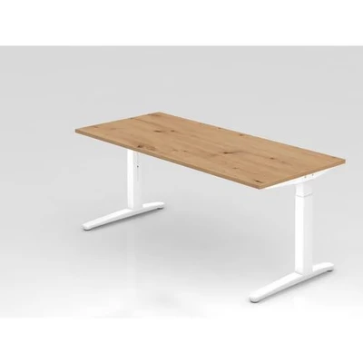 Afbeelding van XTRA XB 19 WW Bureau 180 x 80 Tafelhoogte I In hoogte verstelbaar Knoestige Eiken