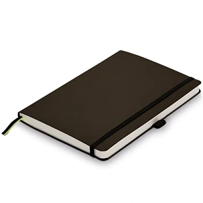 Afbeelding van Lamy Paper Notitieboek A6 810, (102 x 144 mm), zwart, met liniatuur, 192 pagina&#039;s en elastische sluitband