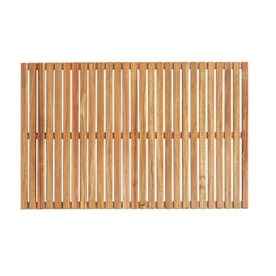 Afbeelding van WENKO et Acacia Doucherooster van acaciahout, FSC gecertificeerd, ideaal voor binnen, douche, zwembad, sauna, antislip onderkant, breedte 55 x 85 cm, 25578100, natuur, 0 cm