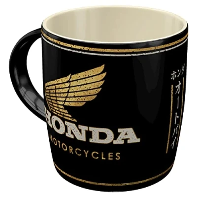 Afbeelding van Koffie Mok / Beker Tas Honda Motorcycles Black Gold