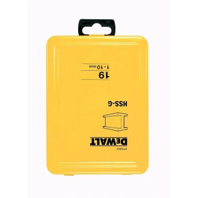 Afbeelding van DeWALT DT5923 19 delige Metaalborenset in Metalen Cassette
