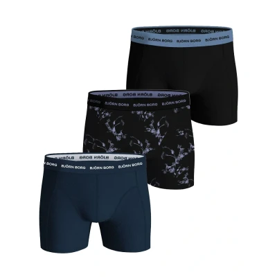 Afbeelding van Björn Borg 3 PACK Boxerbriefs, Heren, Maat: Small, Black/blue