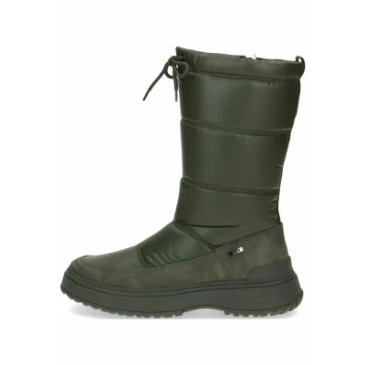 Afbeelding van Caprice Snowboots, Dames, Maat: 36, Khaki comb Textiel