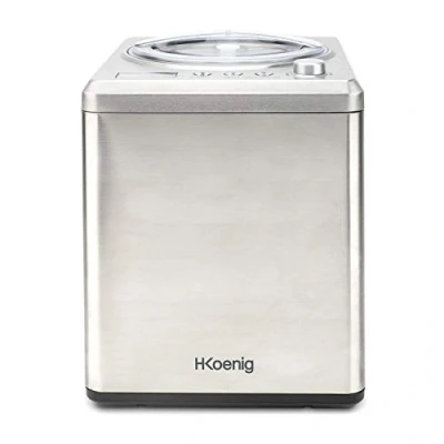 Image de Sorbetière Turbine à glace verticale H.Koenig HF340 180 W Gris