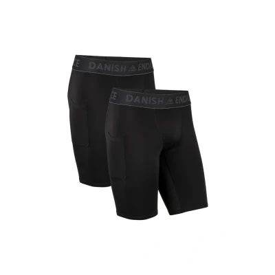 Afbeelding van Danish Endurance Compression 2 PACK Onderbroeken, Heren, Maat: Large, Black