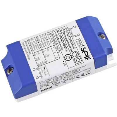 Afbeelding van Self Electronics SLT25 600IL E LED driver Constante stroomsterkte 25 W 250 600 mA 27 42 V/DC Niet dimbaar, Montage op ontvlambare oppervlakken, Geschikt
