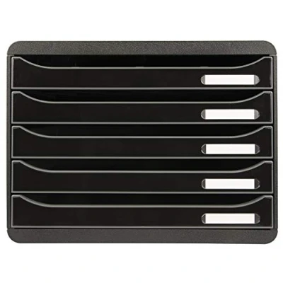 Afbeelding van Exacompta Ladenblok Big box Plus, Horizontaal, Zwart