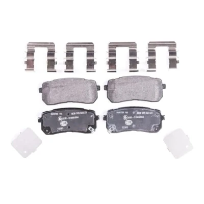 Afbeelding van HELLA 8DB 355 023 231 Remblokkenset Met akoestische slijtagewaarschuwing toebehoren KIA: SORENTO 3