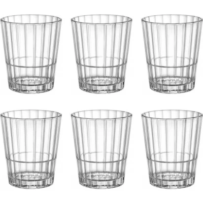 Afbeelding van Bormioli Rocco Cocktailglazen / Whiskey Glazen Waterglazen Oxford 370 ml 6 Stuks