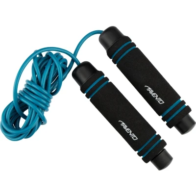 Afbeelding van Avento Springtouw Foam Grip Zwart/Blauw